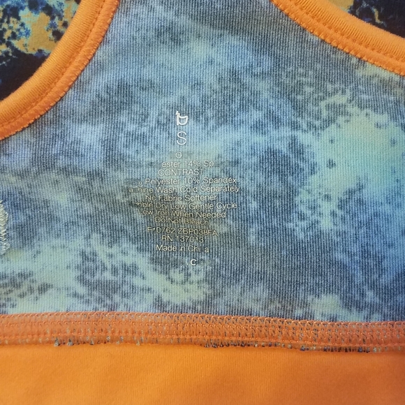 Zobha Athena strappy studio bra in Muscari Blue - Picture 7 of 8